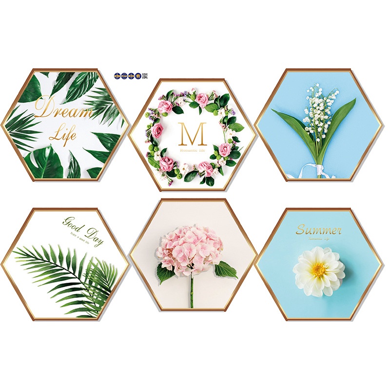 Tranh dán tường 3D Hình các khung ảnh đẹp, Decal trang trí đẹp, giá rẻ