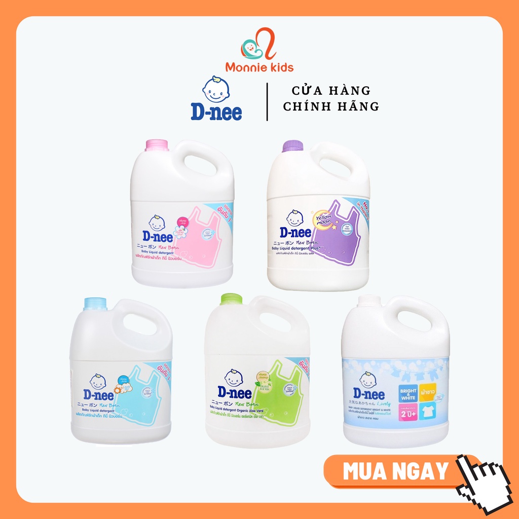 NƯỚC GIẶT XẢ D-NEE CHAI 3000ML