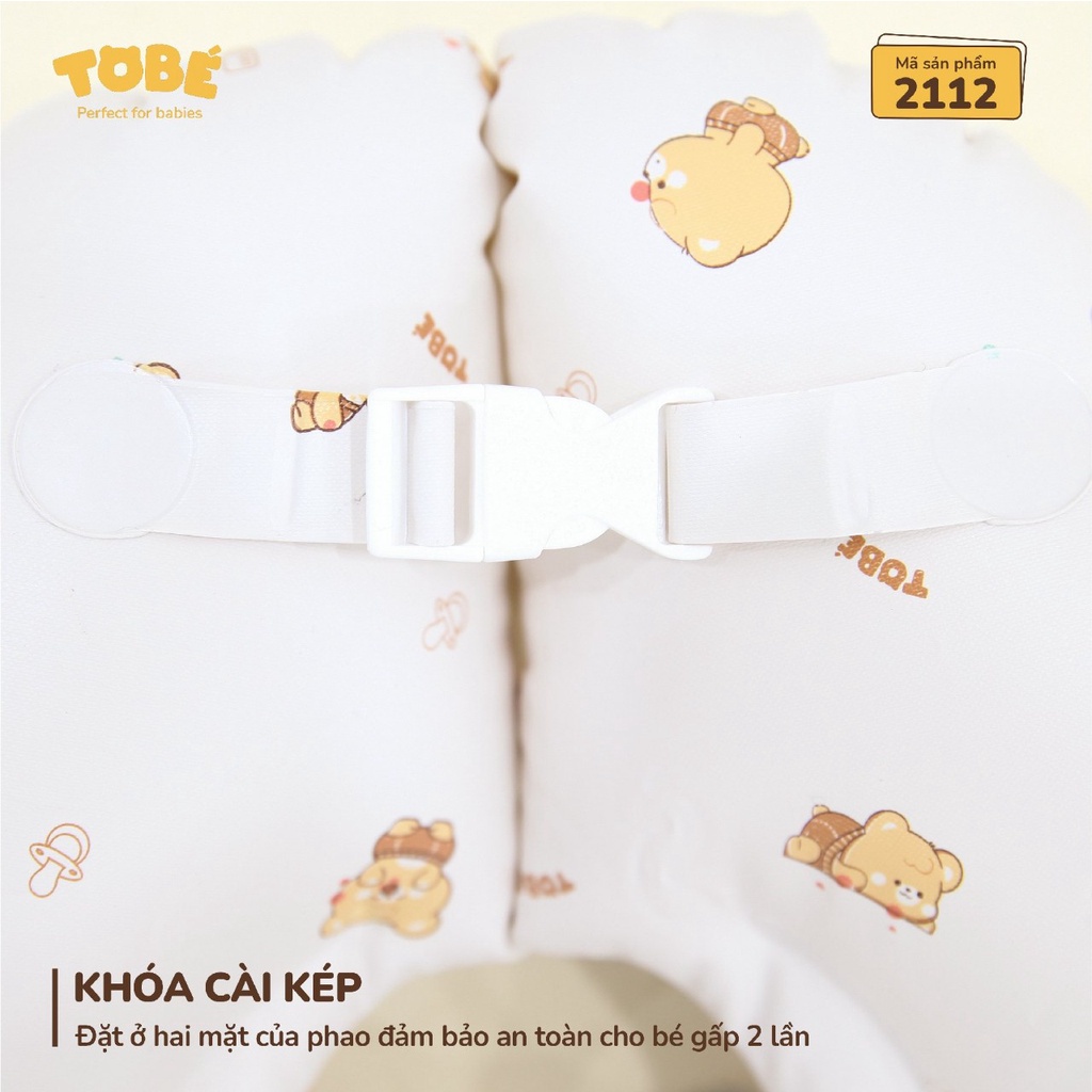 Phao bơi Đỡ Cổ Chống Lật cao cấp cho bé BAR ROT, Tobé hàng chính hãng