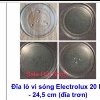 Đĩa lò vi sóng electrolux 20 lít -24,5cm đĩa trơn