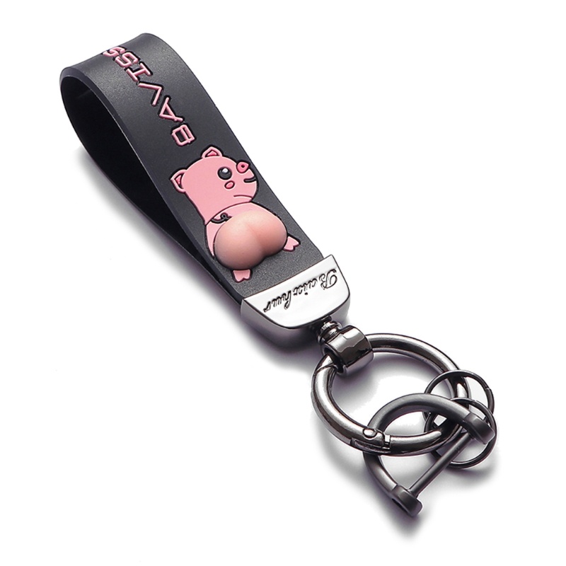 Móc Khóa Hình Mông Động Vật 3D Độc Đáo