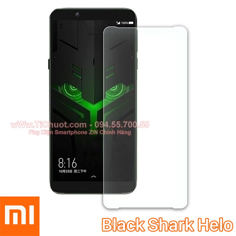 Kính Cường Lực Xiaomi Black Shark Helo - Không FULL, 9H-0.26mm