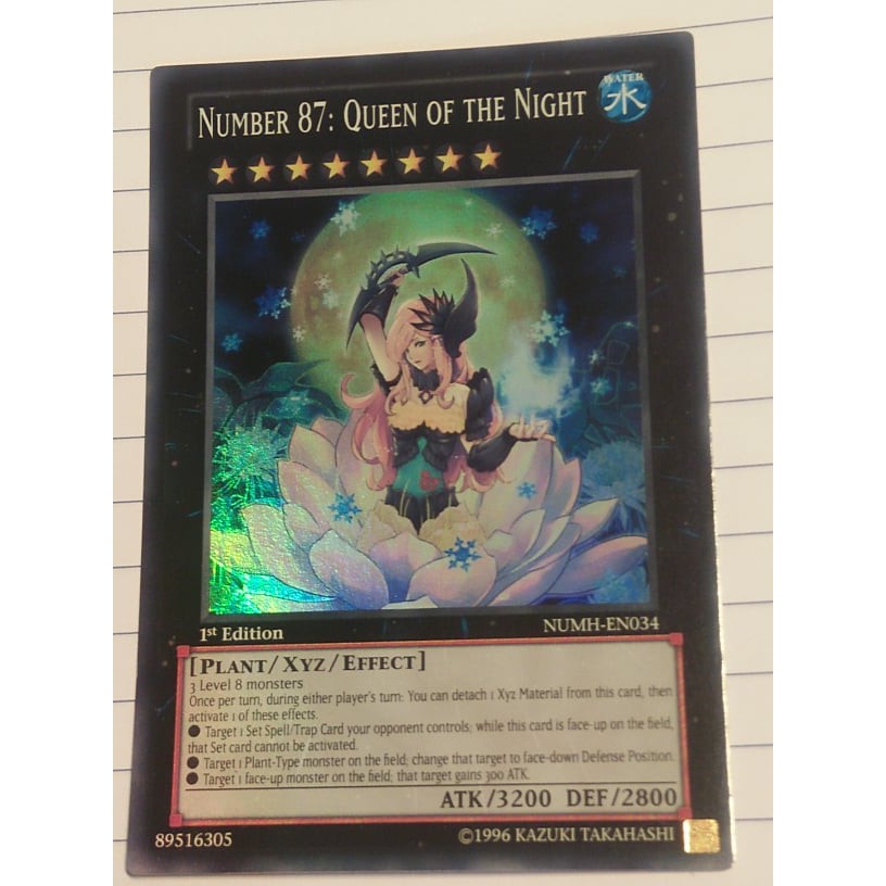 Thẻ bài Yugioh: Number 87: Queen Of The Night NUMH-EN034