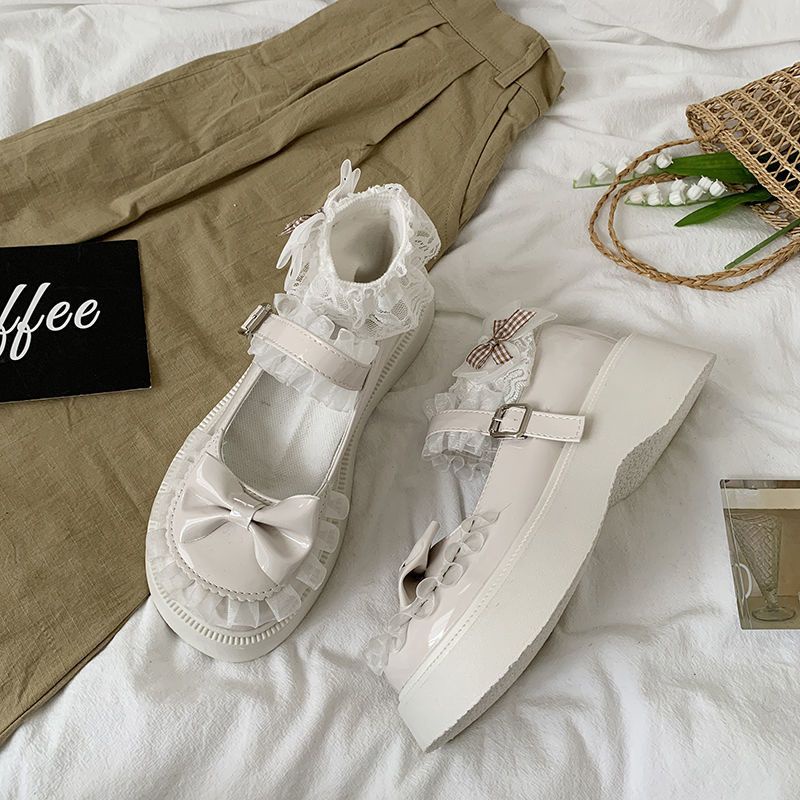 GIÀY LOLITA NƠ VIỀN REN