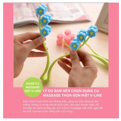 Dụng Cụ Massage Mặt Thon Gọn VLine Nhật Bản
