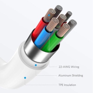 Cab anker powerline select USB-C Lightning 0,9m A8612