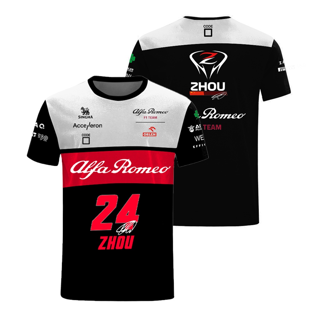 Quần Short Thể Thao One Alfa Romeo F1 Team ORLEN 2022 Team 24 Nhanh Khô 77 Thời Trang Mùa Hè Cho Nam