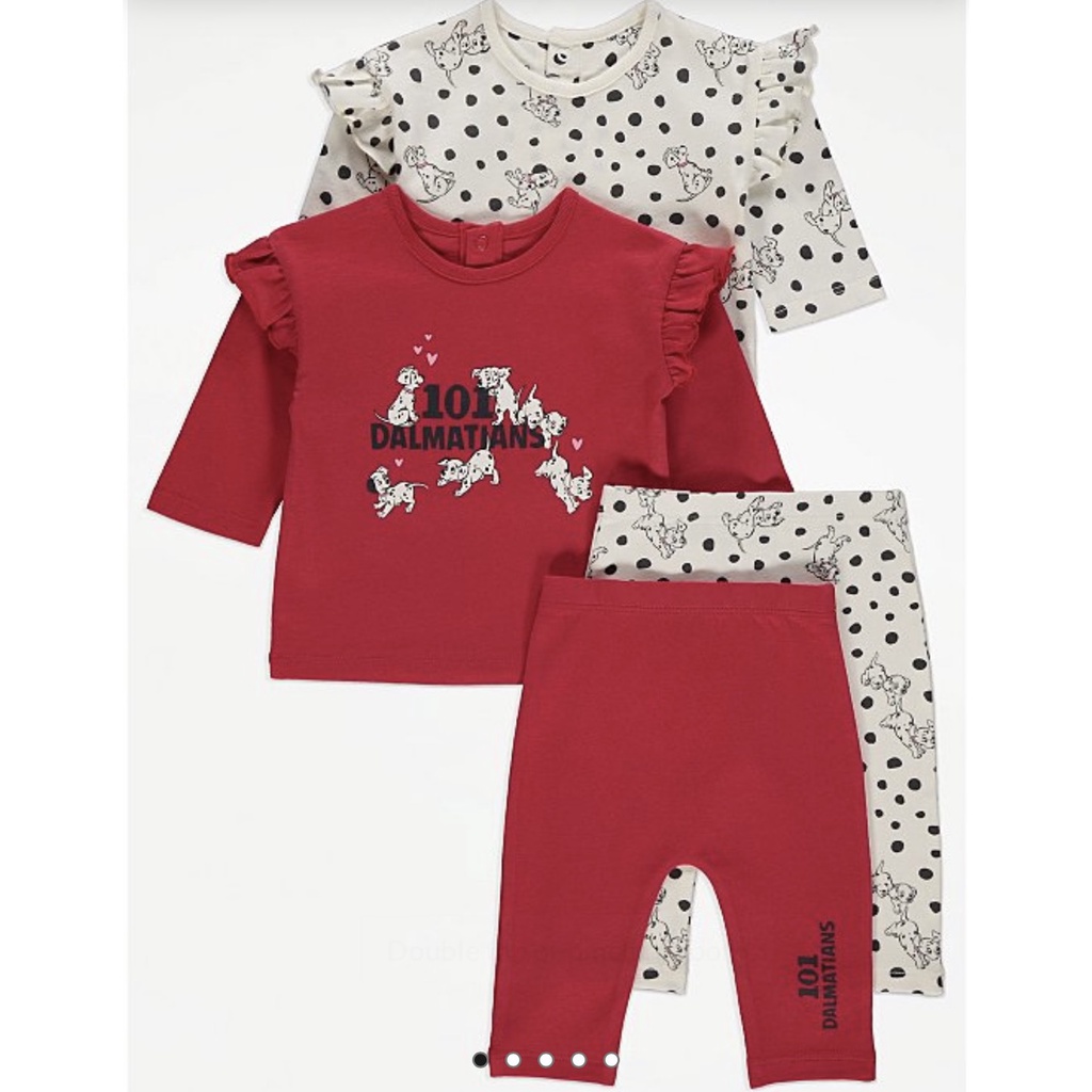 Set 2 bộ bé gái George