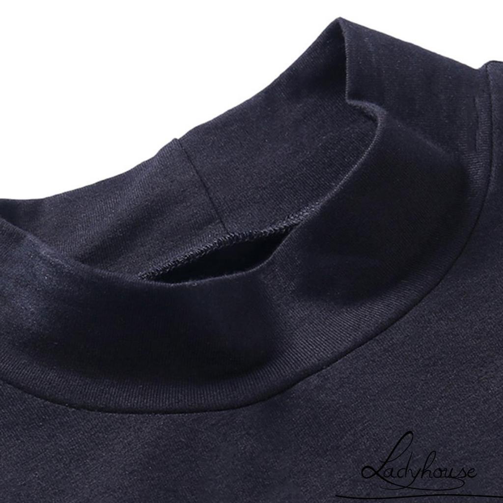 Set đầm ôm dáng tay dài cổ rùa kèm quần tất màu sắc thời trang dành cho nữ