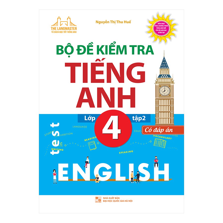 Sách - Bộ đề kiểm tra tiếng Anh lớp 4 tập 2 - Có đáp án