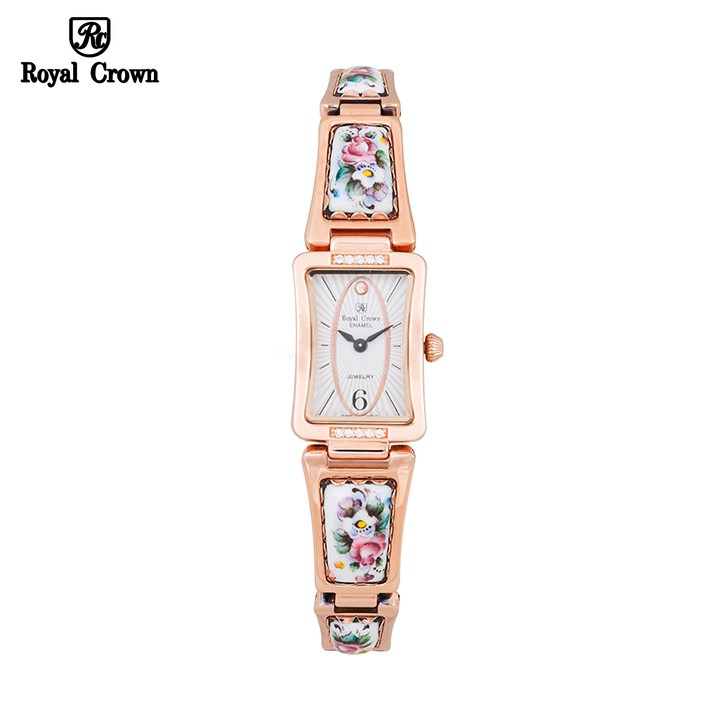 Đồng hồ nữ Chính Hãng Royal Crown 6431 RG Ceramic Watch (Handmade Special)