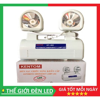 Đèn sạc chiếu sáng khẩn cấp Kentom KT402 hàng chính hãng