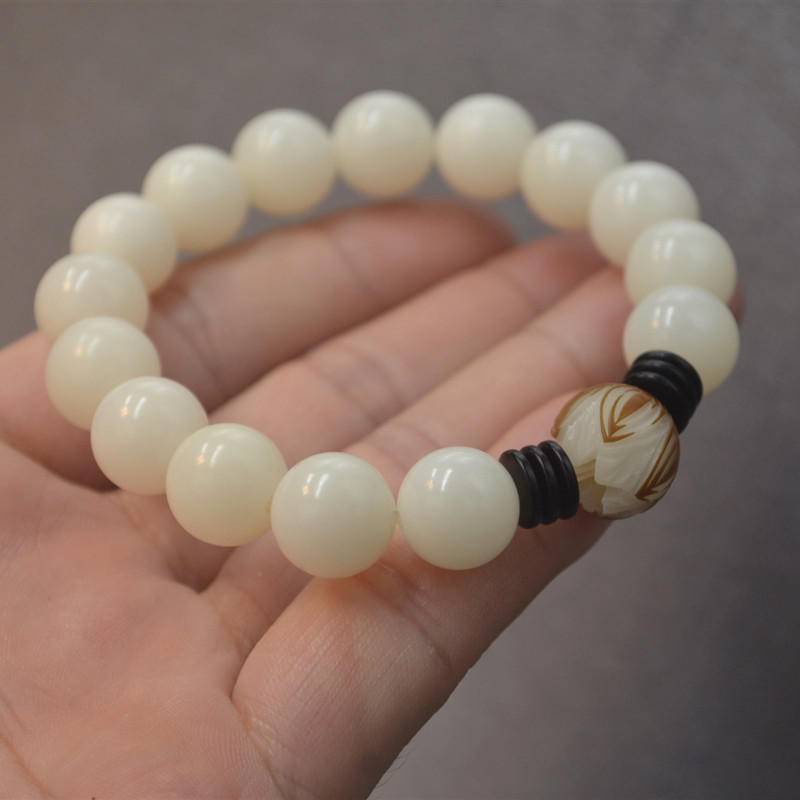 Vòng Tay Chuỗi Hạt Bồ Đề 12mm Phong Cách Phật Giáo Thời Trang Cho Nam Và Nữ