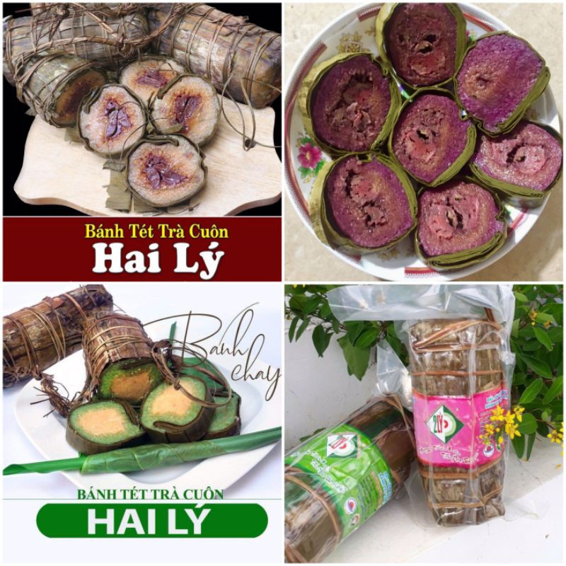 BÁNH TÉT CHAY TRÀ CUÔN NHÂN CHUỐI HOẶC ĐẬU | BigBuy360 - bigbuy360.vn