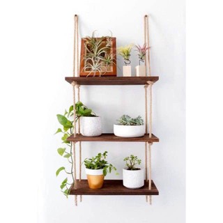 [GIÁ XƯỞNG] Kệ treo tường trang trí ba tầng bằng dây dù📌Freeship📌 HẢI NAM DECOR siêu đẹp bền độc đáo KMD