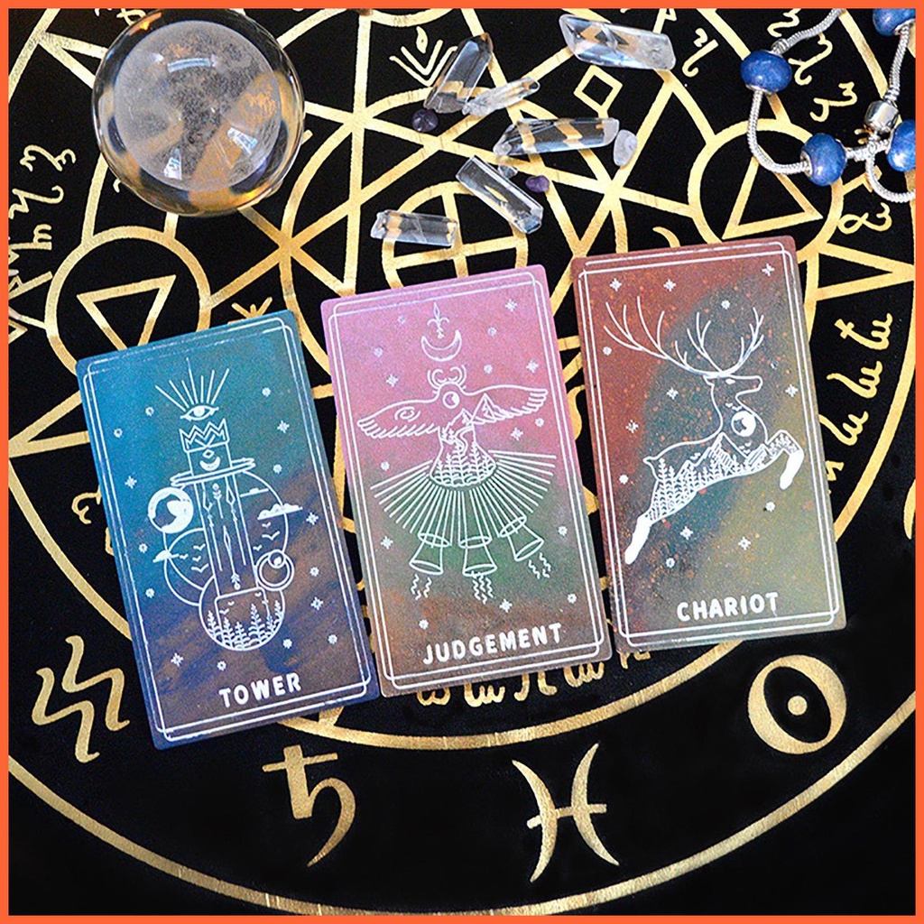 Set 10 Khuôn Silicon Trong Suốt Làm Thẻ Bài Tarot DIY
