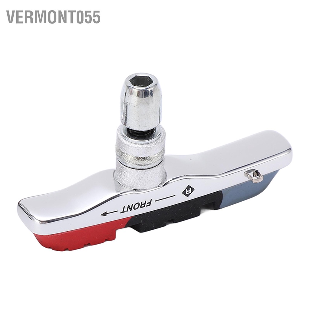 Vermont055 Miếng đệm phanh xe đạp Thay thế 73mm 3 màu Giảm tiếng ồn V cho leo núi