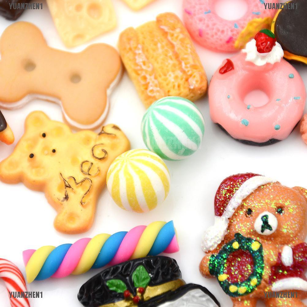 30 Đồ trang trí Thức Ăn Dùng Trang Trí Nhà Búp Bê YUANZHEN1} 1: 12