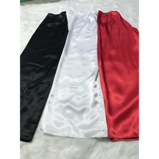 QUẦN lụa phi bóng mặc áo dài lưng có thể tháo rộng