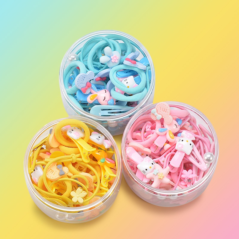 Nơ kẹp tóc cho bé, dây thun buộc tóc 50 chi tiết xinh xăn cho bé yêu