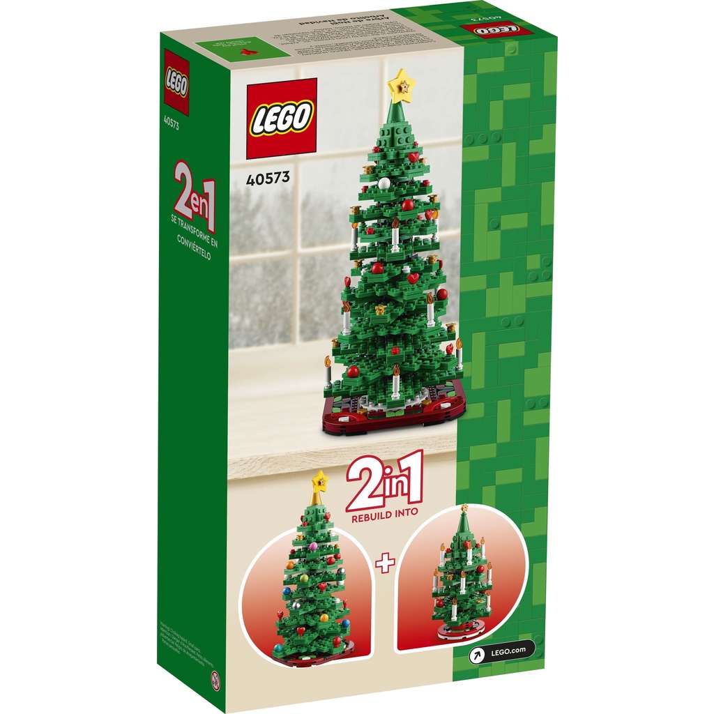 40573  Đồ chơi lắp ráp Iego Seasonal Christmas Tree 2in1 - Đồ chơi xếp hình cây thông 2trong1
