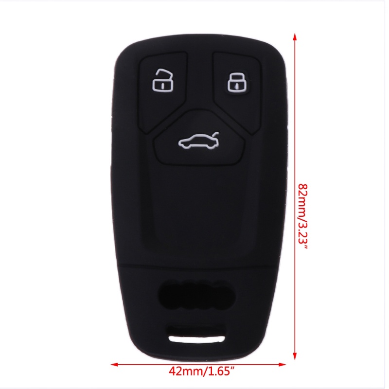 Vỏ Silicon Bảo Vệ Chìa Khóa Cho Xe Hơi A4 A4L 8 S 2017 2016 Allroad Q5 Q7