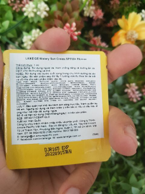 [VĨ 1ML_DATE T09/2022] CHỐNG NẮNG DÀNH CHO DA THƯỜNG, DA DẦU SPF50 LANEIGE | BigBuy360 - bigbuy360.vn