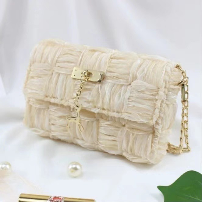 [Mã FAMAYWA2 giảm 10K đơn 50K] miss meow Túi tự đan ruy băng - Nguyên liệu đan tui | BigBuy360 - bigbuy360.vn