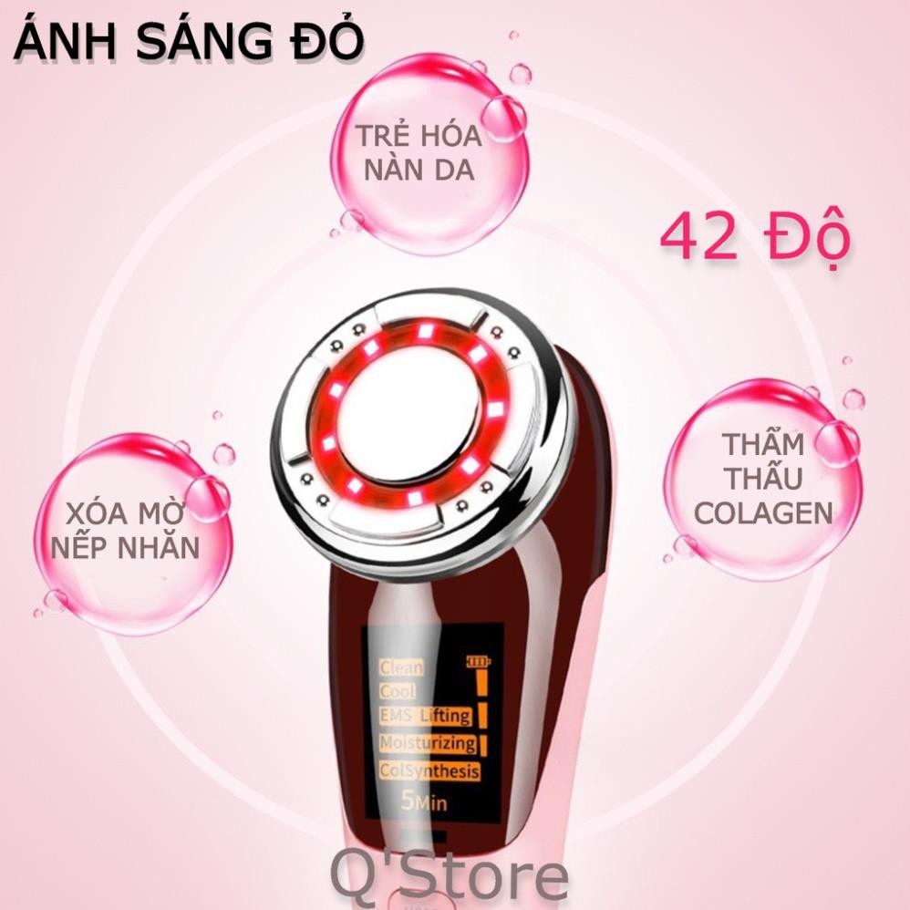 Búa điện di tinh chất 🔰SIÊU HOT🔰 Đẩy sâu tinh chất nóng lạnh,trị liệu bằng ánh sáng sinh học [ILF-9001][BH 6 tháng]