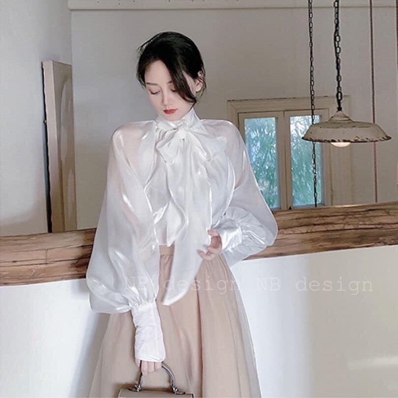 ÁO VẢI TƠ 2 LƠP NƠ TIỂU THƯ