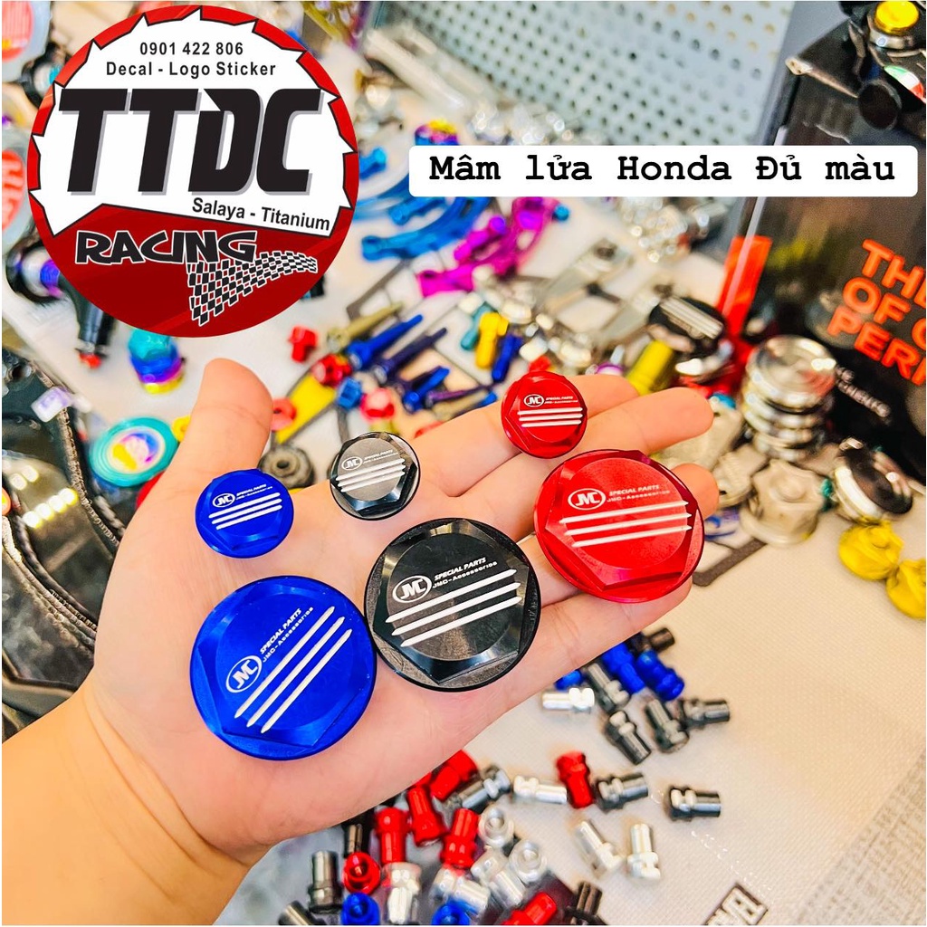 Ốc Mâm Lửa Nhôm mẫu new 2022 Honda/Yamaha đủ màu 🇻🇳