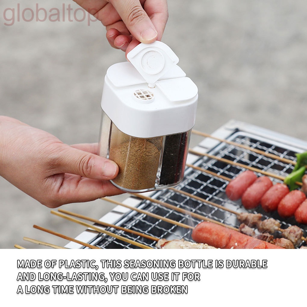 Lọ đựng gia vị 4 ngăn tiện lợi cho nhà bếp