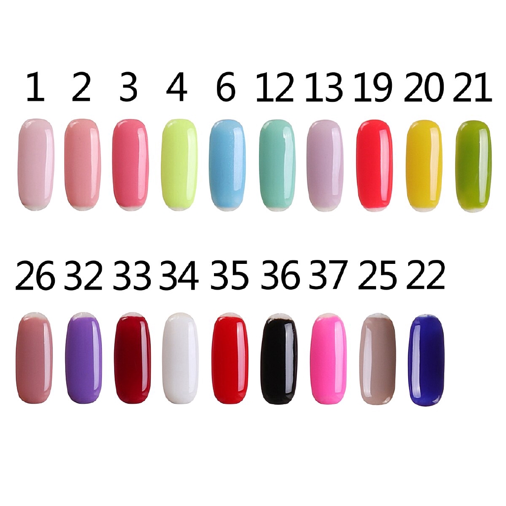 Monja Lọ Nước Sơn Bóng Móng Tay 19 Màu 10ml