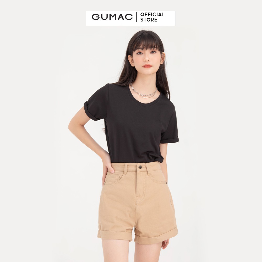 Quần short nữ lật lai GUMAC QJB793 | BigBuy360 - bigbuy360.vn