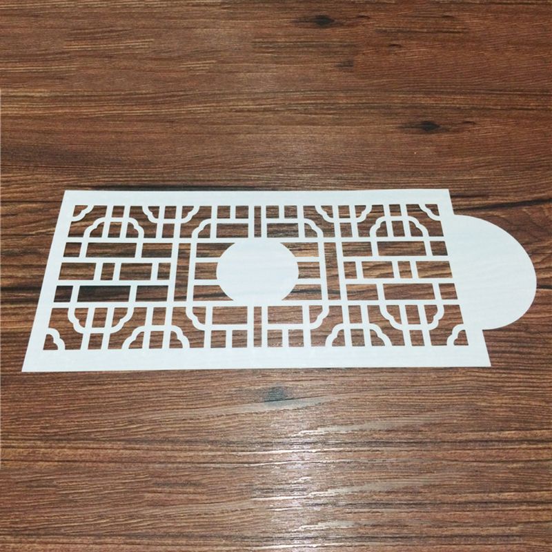 Set 10 Khuôn Làm Bánh Họa Tiết Ren Rỗng Cho Tiệc Cưới / Sinh Nhật