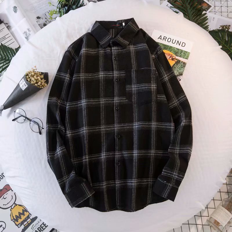 Áo sơ mi tay dài sọc ca rô thời trang cho bé trai 3 màu S-3XL | BigBuy360 - bigbuy360.vn