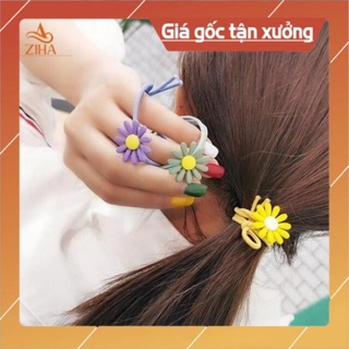Giá sốc 1k- Dây cột tóc hoa cúc 1k