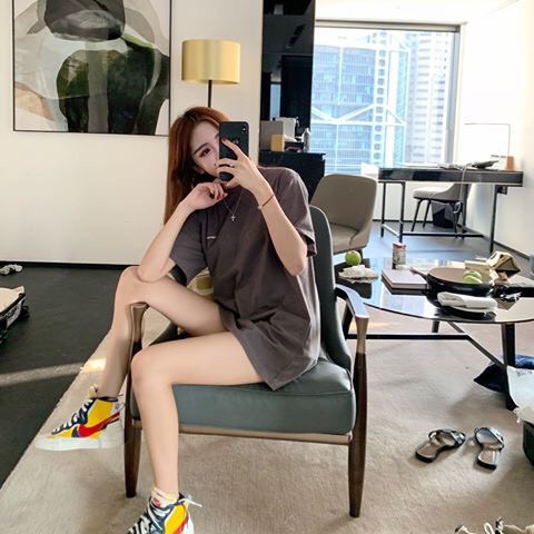 Áo Phông Trơn Tay Lỡ Nam Nữ Thêu Chữ Capitan. | BigBuy360 - bigbuy360.vn