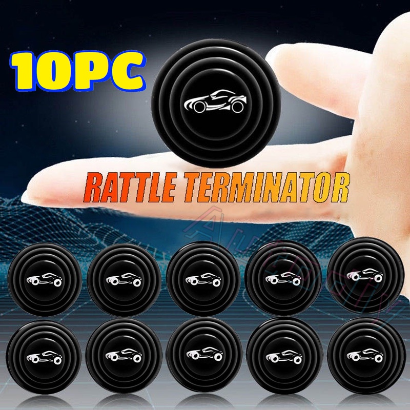 Set 10 Miếng Đệm Cao Su Chống Sốc Dán Viền Cửa Xe Ô Tô