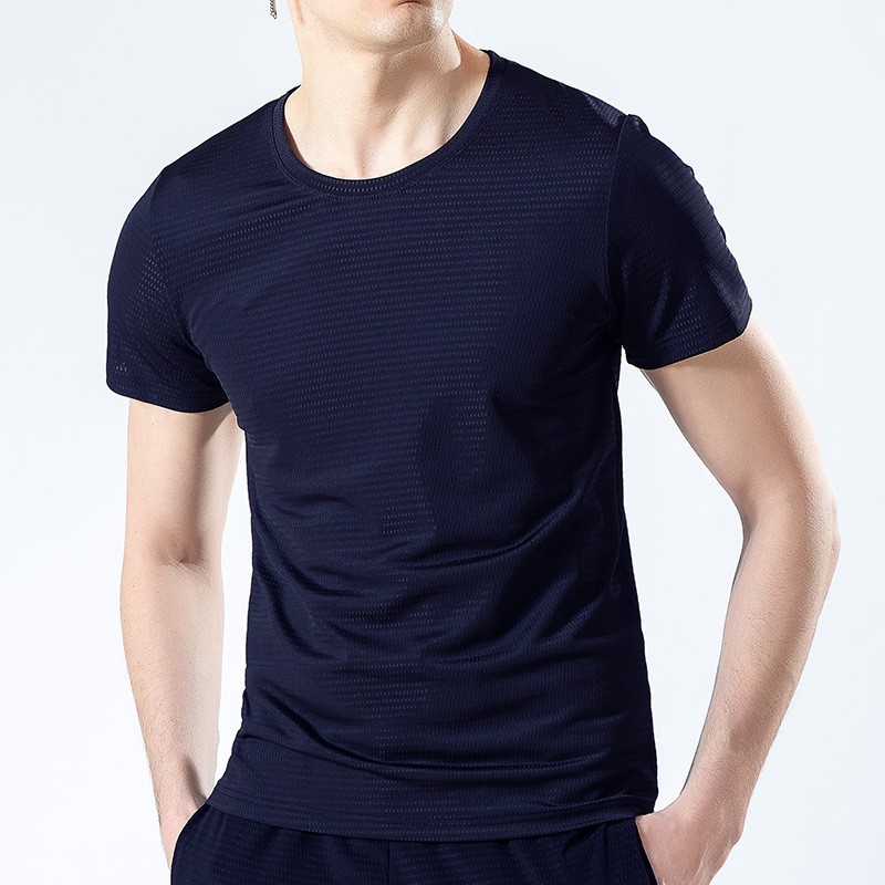 [KHÔNG XỊN, HOÀN TIỀN] Áo thun nam,ngắn tay, cổ tròn, lụa lưới thông hơi thoáng khí, áo lót nam thể thao, áo tập Gym | BigBuy360 - bigbuy360.vn