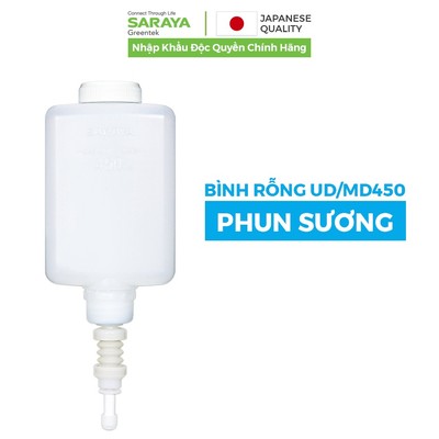 Bình rỗng dùng để đựng dung dịch Saraya UD/MD450 (Có 2 Phiên bản Phun Sương và Tạo Bọt)