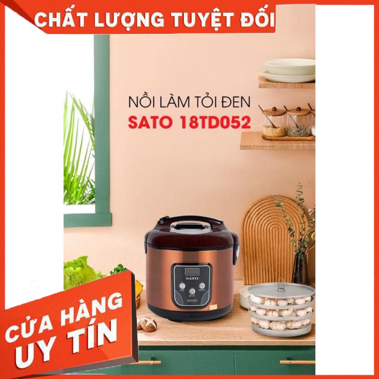 Nồi làm tỏi đen SATO 18TD052 Chính Hãng bảo Hành 12 Tháng. [ViệtTech]