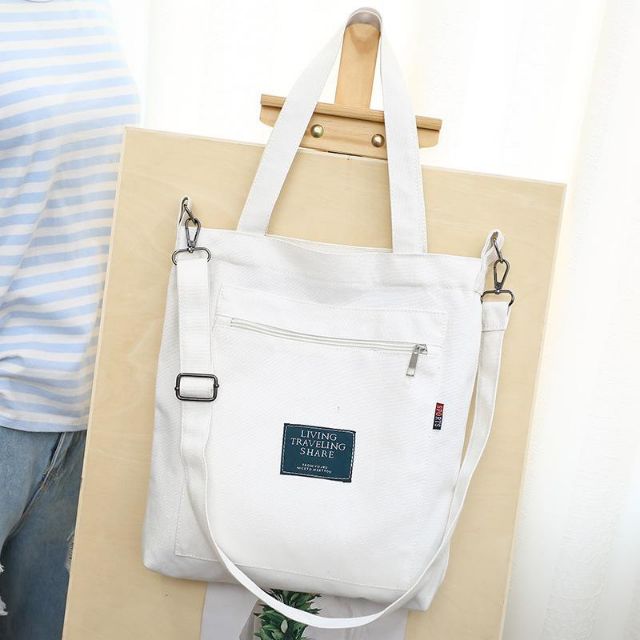Túi Tote Đeo Chéo Khóa Kéo Sharing