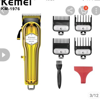 Tông đơ sạc pin kemei km-1976 , km-1977 siêu khỏe , siêu bén , pin trâu...