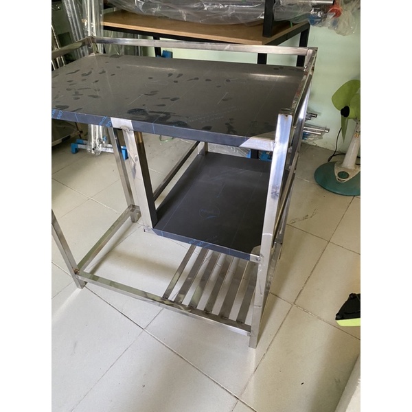Kệ bếp gas inox Xưởng Thành Nam sản xuất chất lượng - inox 100% bền đẹp chắc chắn