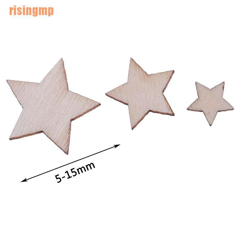 Bộ 100 Ngôi Sao Gỗ Dùng Trang Trí Tiệc Cưới