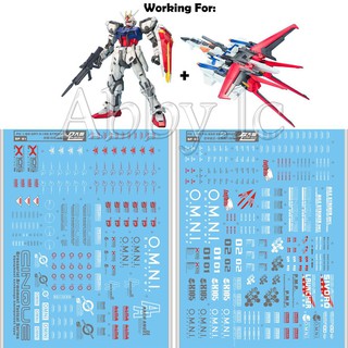Decal nước PG Strike Aile Gundam