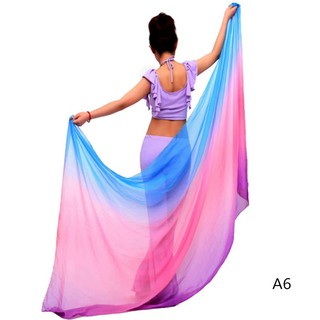 Khăn choàng múa bụng màu gradient
