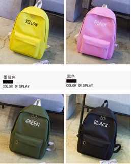 Ba lô blach.pink.yeelow.green
