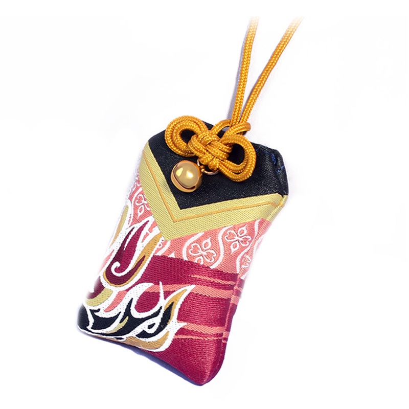Móc Khóa Cầu Nguyện Thêu Hoa Genshin Impact Zhongli Xiao Yae Miko Cầu Nguyện Omamori